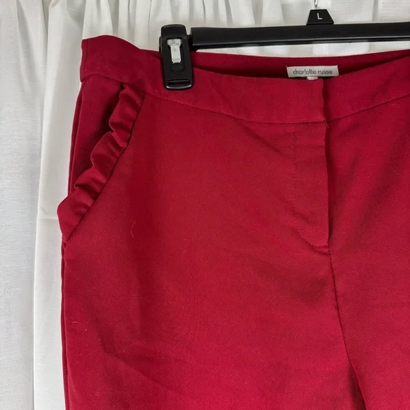 Red Charlotte Russe Pants - Picture 3 of 5